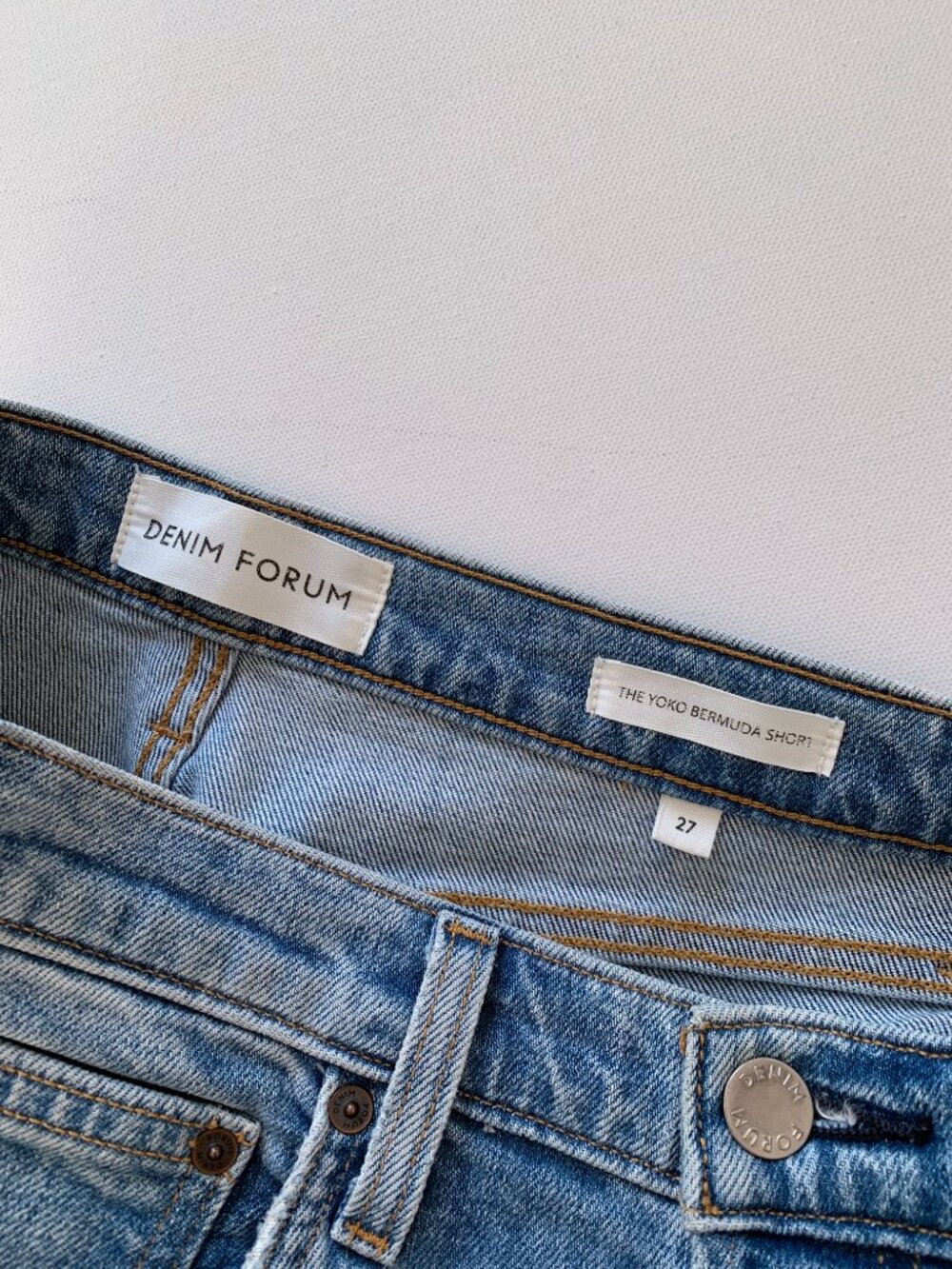 DENIM FORUM The YOKO BERMUDA SHORT SIZE 27 - Picture 3 of 6